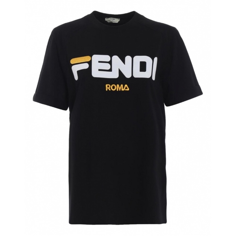 Fendi x Fila Collaboration Logo T-Shirt - S